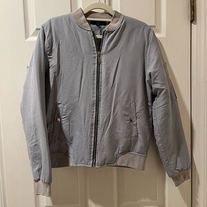 Light blue puffer jacket